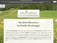 Tablet Screenshot of im-hoefle.at